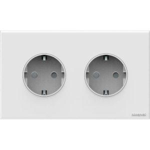 Ổ cắm đôi kiểu Đức 16A Schuko – Honeywell – EW4152SP0WHI