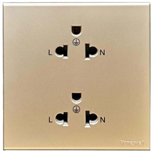 Ổ cắm đôi 3 chấu 16A – Honeywell – EW4158SP0SGL